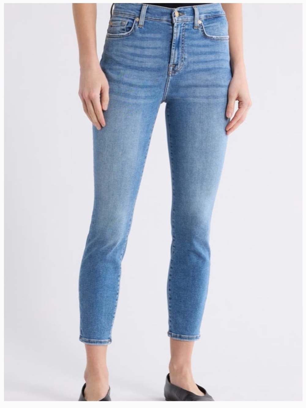 7 For All Mankind High Waist Ankle Gwenevere
